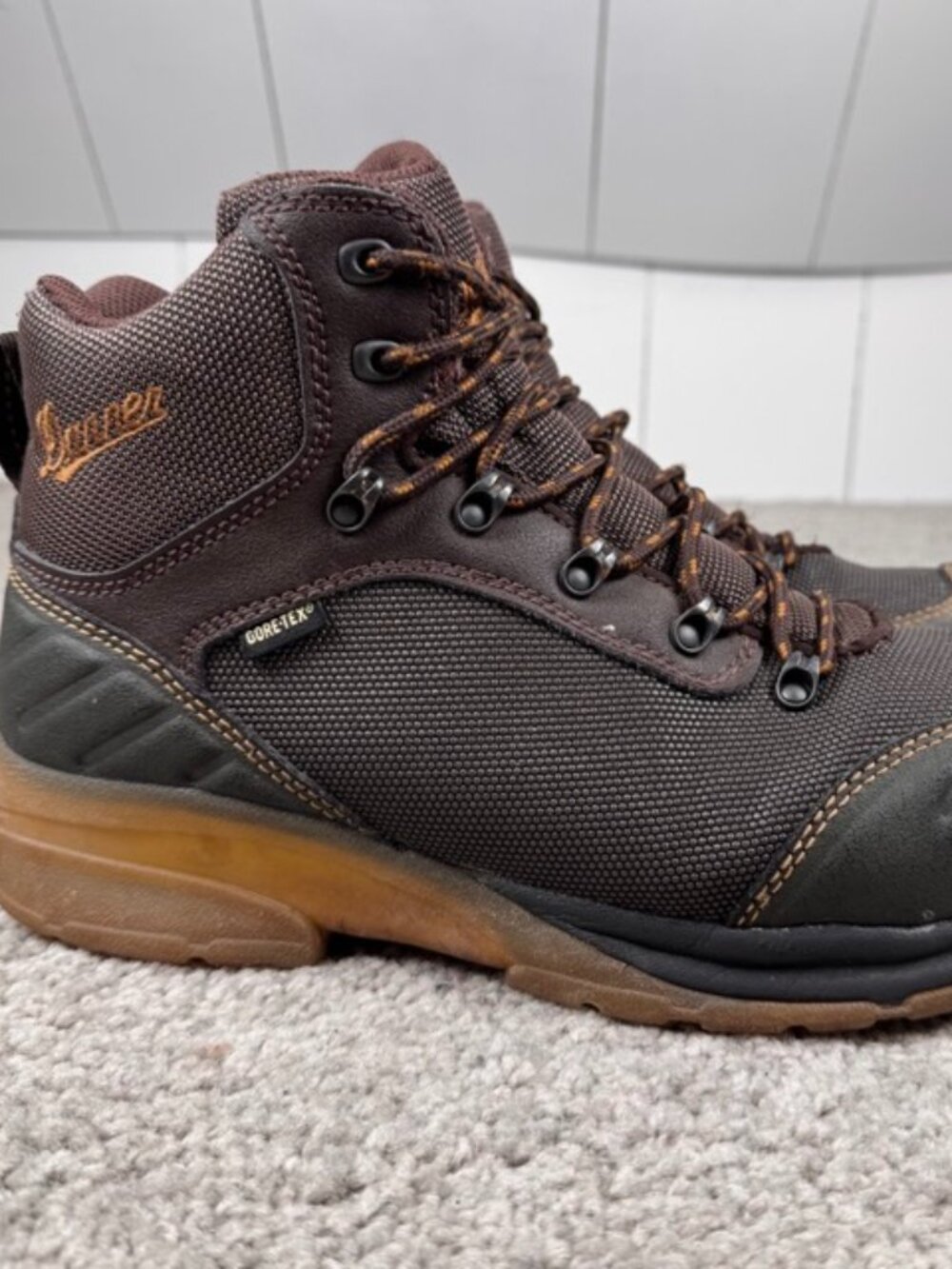 Danner Tektite 4.5 Work Boots Mens 9 D Brown Gore-Tex Safety Toe 15540 Gore-Tex